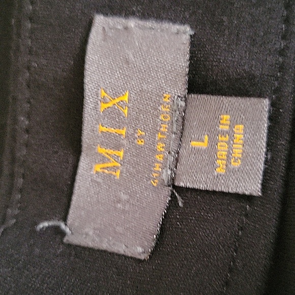 Mix by 41 Hawthorn Black Midi Pencil Skirt - Size Large - Picture 6 of 8